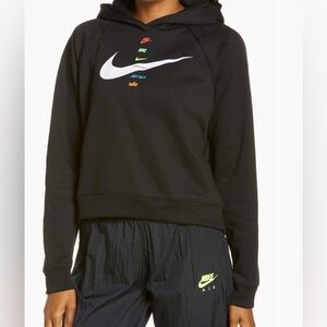 Nike Cropped Black Hoodie.